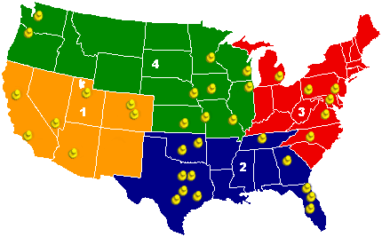 Map of the United States