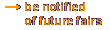 Automatic Notification of Fairs